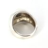 Men’s Large Ashes In Glass Signet Ring