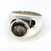 Men’s Large Ashes In Glass Signet Ring